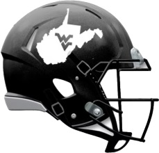 West Virginia Mountaineers Coasl Rush Replica Speed Football Helmet