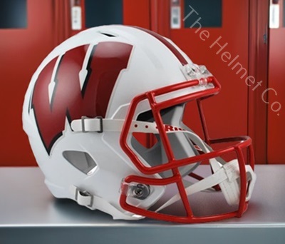 University of Wisconsin Badgers Replica Speed Football Helmet